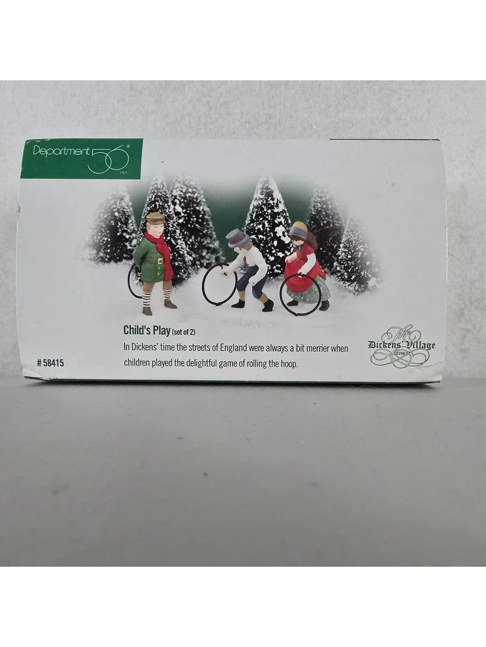 Dept 56 CHILD'S PLAY Heritage Village Collection Retired Set Of Two # 58415
